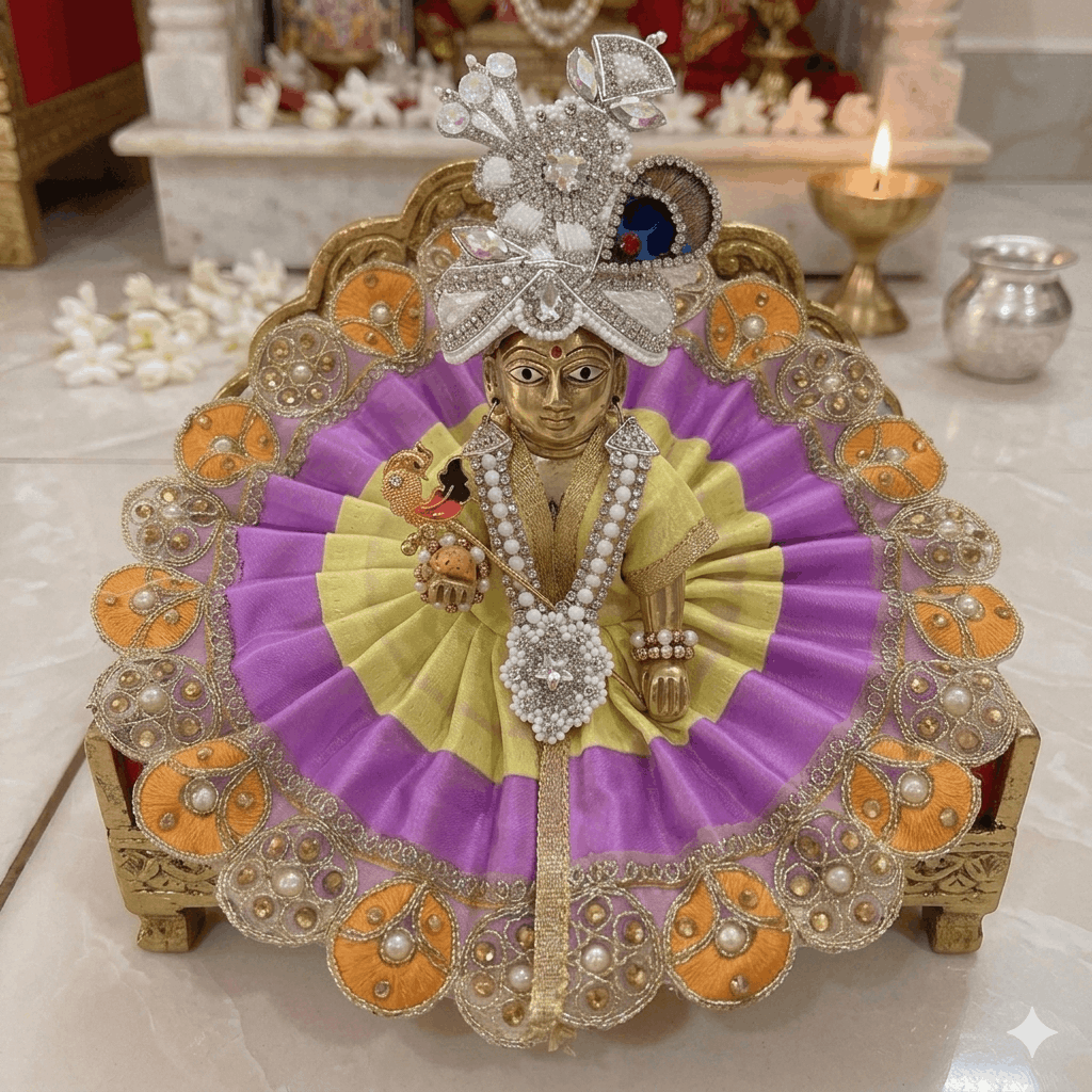 Dual-Tone Laddu Gopal Poshak
