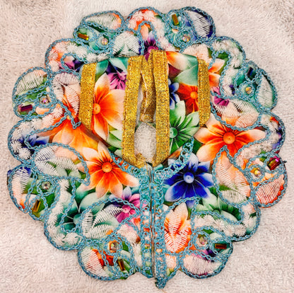 Ladoo Gopal Colorful Cotton Poshak
