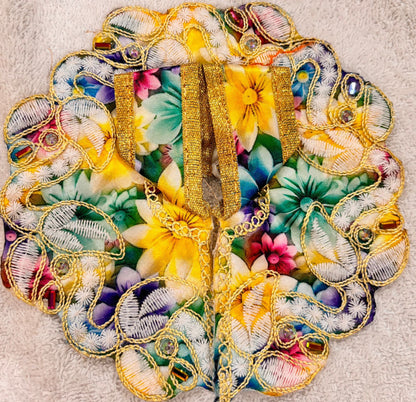 Ladoo Gopal Colorful Cotton Poshak