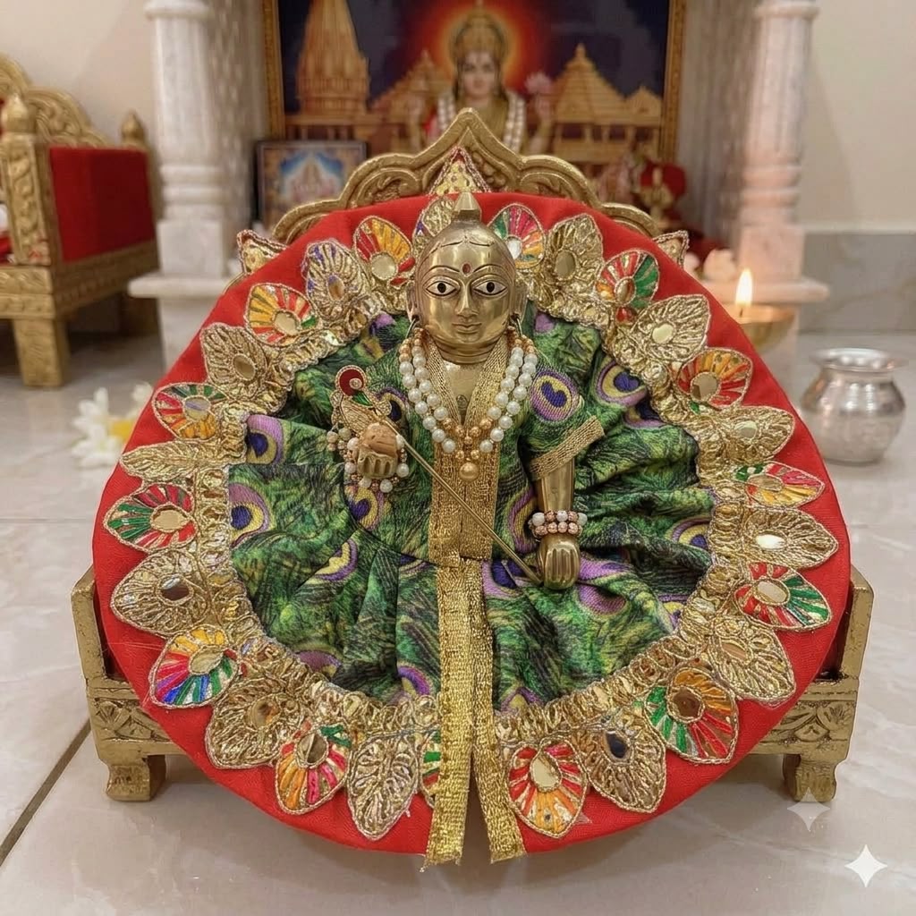 Mayur Pankhi Shrinath Chandrika Poshak